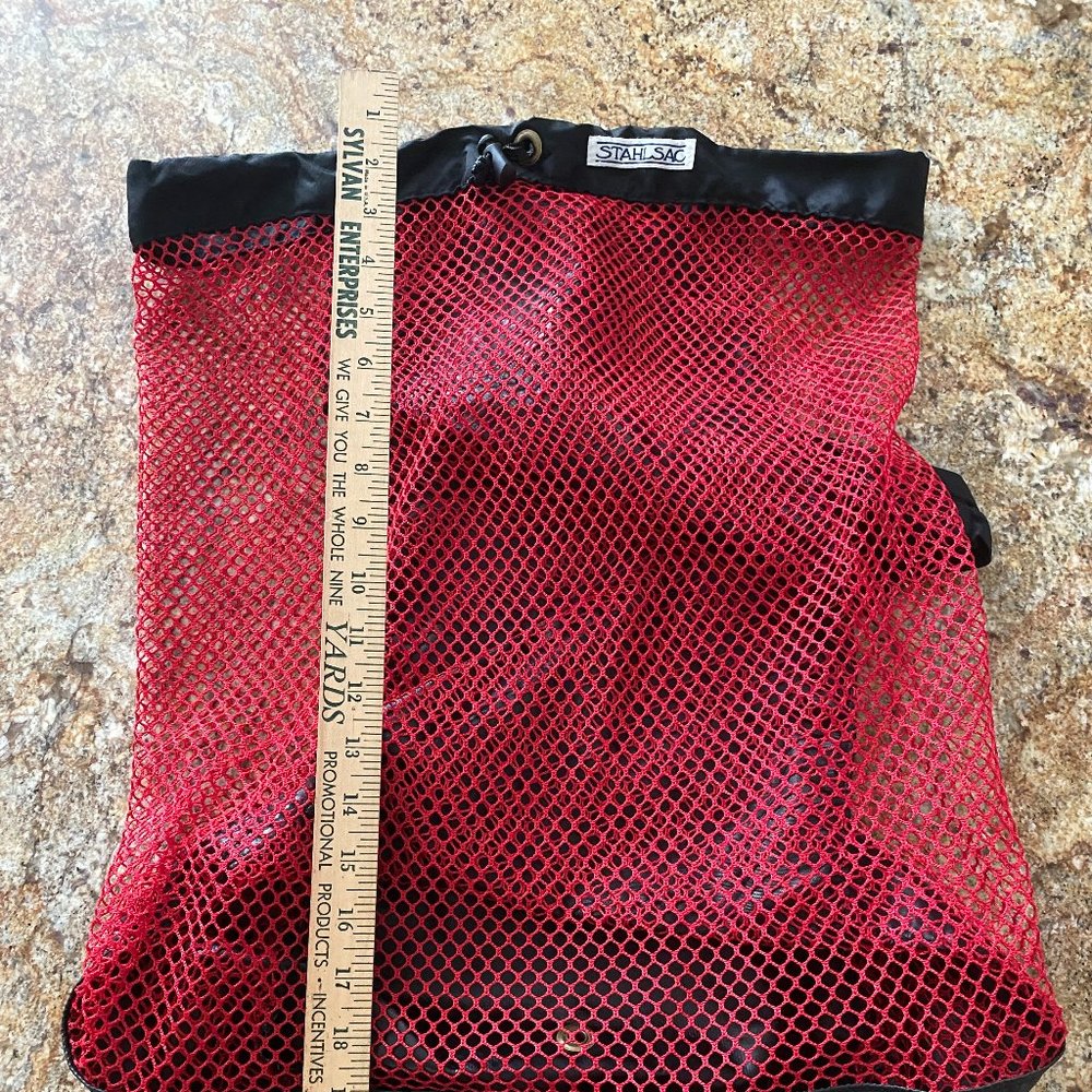 Genuine Stahlsac mesh dive / snorkel bag with shoulder strap